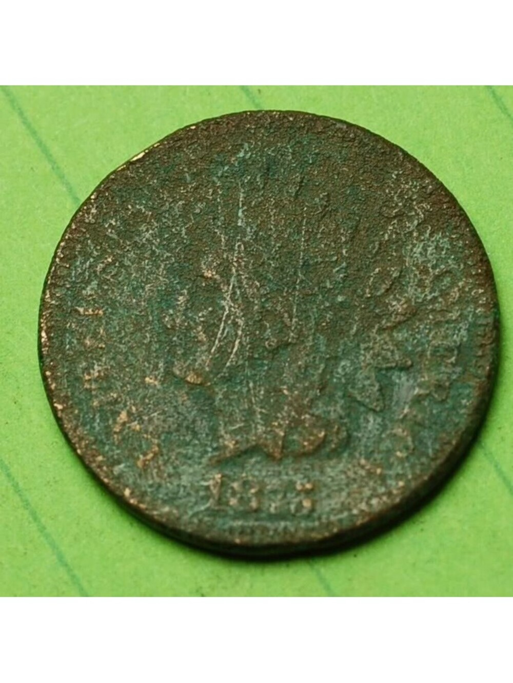 W635 1875 Indian Head Cent Penny 1c - Check Out Our Store old coin money collect